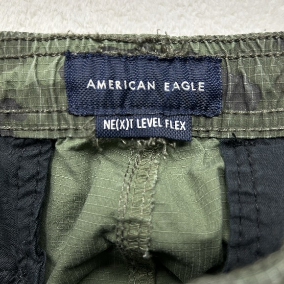American Eagle Next Level Flex Men's Camo Ripstop Pants Green Size Large - Picture 5 of 12